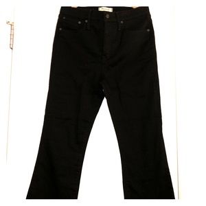 Madewell - black Demi boot cut - crop